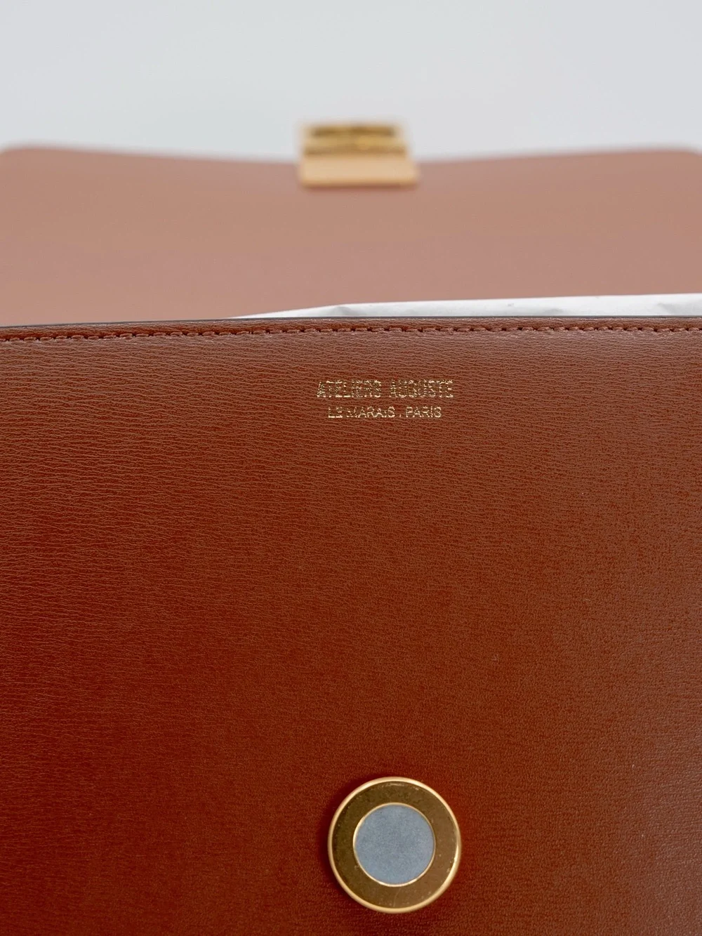 ATELIERS AUGUSTE MINI MONCEAU Bag BOX LEATHER